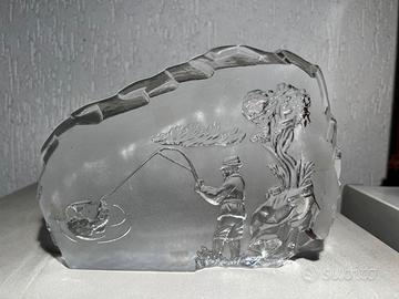 Scultura in cristallo Nymbro Sweden collezione