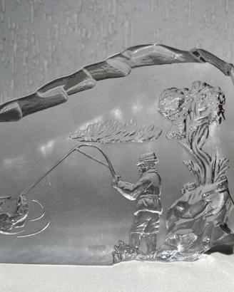 Scultura in cristallo Nymbro Sweden collezione