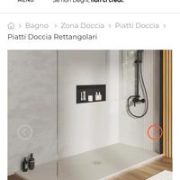 doccia walk in completa 170*70