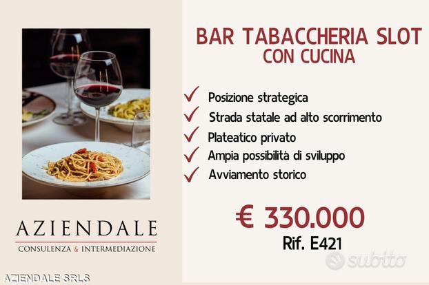 Aziendale - bar tabacchi slot trattoria