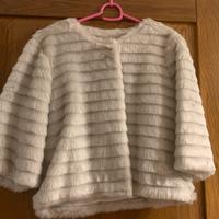 Pelliccia sintetica grigio perla