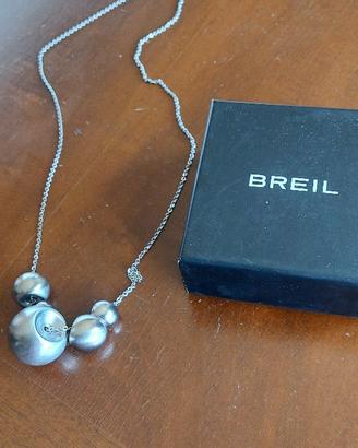 BREIL COLLANA MODELLO CHAOS LUNGA IN ACCIAIO