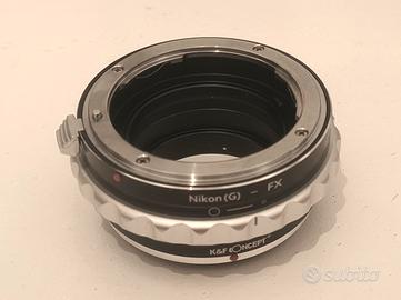 Adattatore K&F Ottica Nikon su Fuji