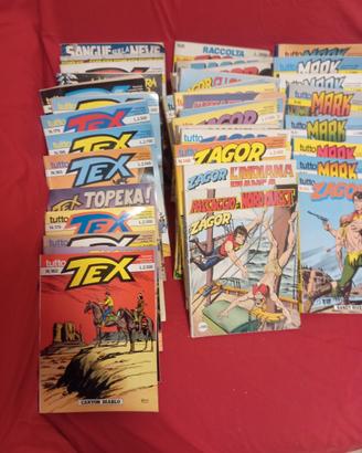 fumetti Tex zagor Mark Tutto Miki