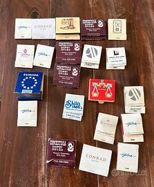 Lotto Vintage scatole fiammiferi" Hotel Ristoranti