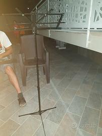 leggio musicale con custodia
