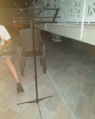 leggio musicale con custodia