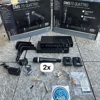 2 Sest Radio Microfoni wireless akg con Bodypack