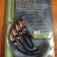  2 confezioni - Cavo RCA Monster Interlink 250 1M