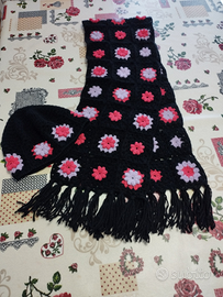 Sciarpa e cappello lana uncinetto