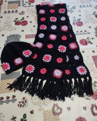 Sciarpa e cappello lana uncinetto