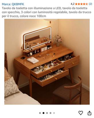 TOELETTA TRUCCO Vintage style