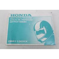 MANUALE USO E MANUTENZIONE HONDA CBR 1100 XX SUPER