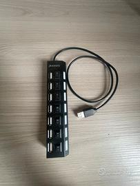 Adattattore da 1 usb a 7 usb