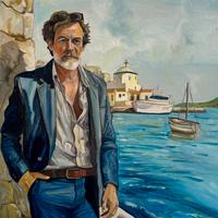 Quadro “Il Calcolo” Olio su tela Roberto Cafarotti