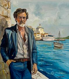 Quadro “Il Calcolo” Olio su tela Roberto Cafarotti