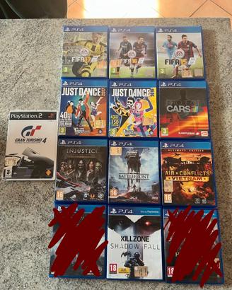 Giochi PlayStation 4 / 2 a 10€ l’uno
