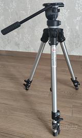 Treppiede professionale Manfrotto e carrello