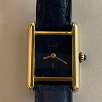 Cartier Tank Vermeil lapis