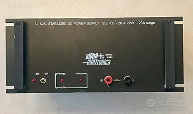 AL 626 stabilized DC POWER SUPPLY. RADIOAMATORI