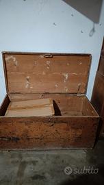 Vintage - Baule in arte povera