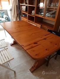 tavolo in massello allungabile 