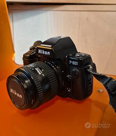 Fotocamera NIKON F801 reflex analogica + obiettivi