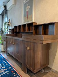 credenza in noce silvio Coppola per Bernini