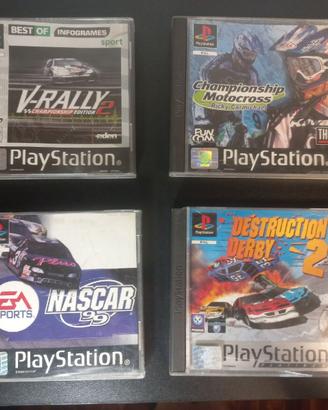 Lotto 6 giochi Playstation 1 titoli vari + Demo 