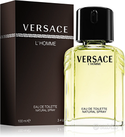 Versace L' Homme Eau De Toilette Natural Spray 100