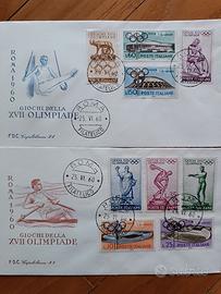 Buste FDC Olimpiadi Roma 1960