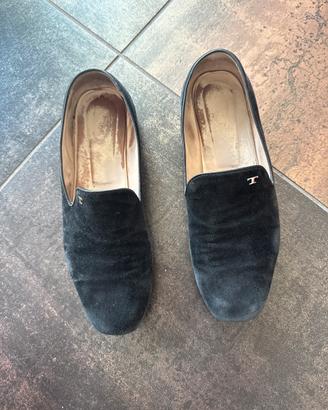 Mocassini  Tod’s nero scamosciato tg 39,5