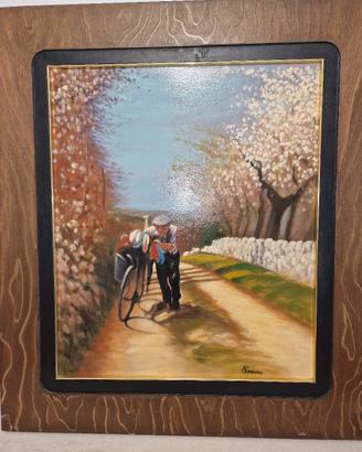 Quadro,Dipinto olio su tela.