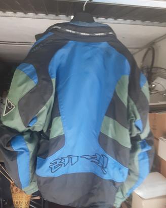 Giacca moto vintage REV'IT! blu/nera 