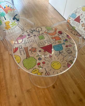 Tavolino e sedie bambino Kartell