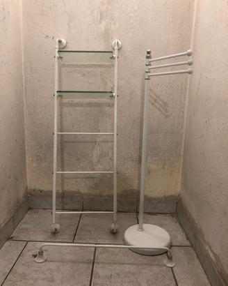 set accessori bagno bianco