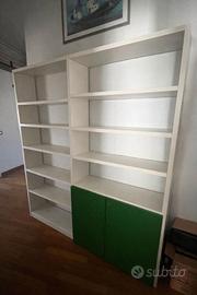 Libreria + scrivania Trabattoni laccata, studio/uf
