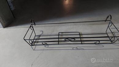 6 Portavasi ferro battuto