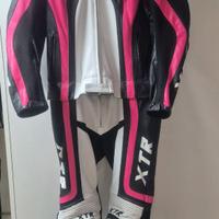 Tuta in pelle due pezzi taglia M nuova