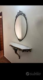 Set ingresso elegante - specchio + console marmo