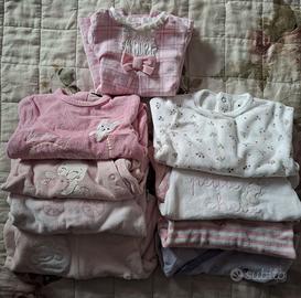 Abbigliamento inverno bimba 0-3 mesi