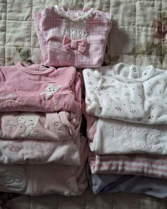 Abbigliamento inverno bimba 0-3 mesi
