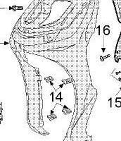Carenatura frontale Peugeot Tweet 50 / 125 / 150