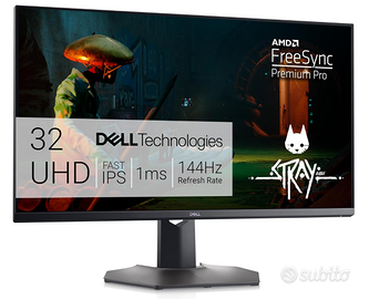 Dell G3223Q 32" 4K UHD Monitor Gaming/Pro - NUOVO