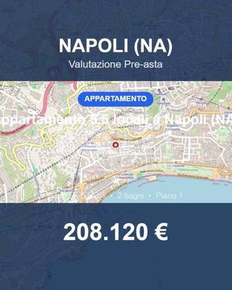 Immobile in asta di 93 m² con box auto a Napoli
