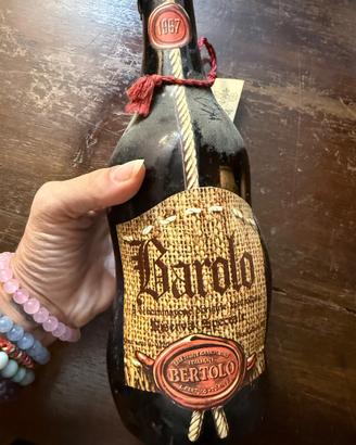 Barolo 1964 L.Bertolo Torino bottiglia vintage