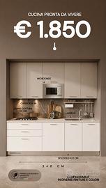 CUCINA 240 CM COMPLETA DI 3 ELETTRODOMESTICI