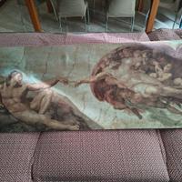 Quadro su tela "Creazione di Adamo" Michelangelo