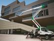 Piattaforma aerea 22 metri con jib su autocarro 35