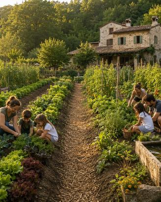 Orti Bio in Tenuta di Pregio con Acqua Perenne